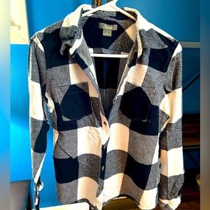 Blue and White Flannel